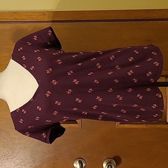 Merona Purple Bird Tee - Picture 2 of 8